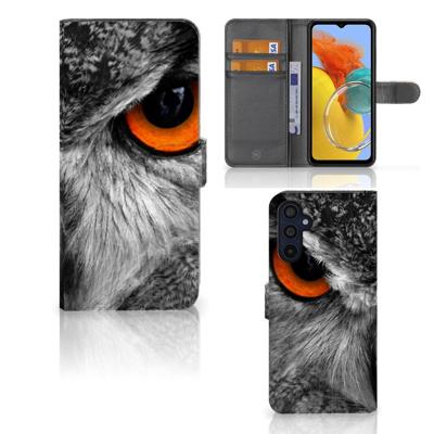 Samsung Galaxy M14 | Telefoonhoesje | Met pasjeshouder | Uil Samsung Galaxy M14 | Telefoonhoesje | Met pasjeshouder | Uil