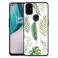 OnePlus Nord N10 5G Bloemen Hoesje Leaves - thumbnail