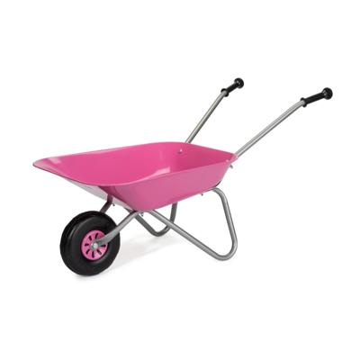 Rolly Toys Kruiwagen metaal roze/grijs