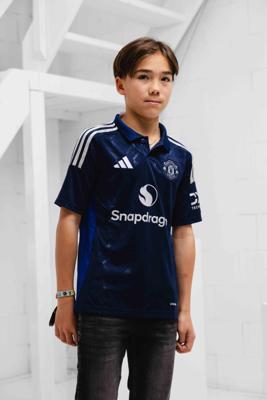 Manchester United Shirt Uit Junior 2024/2025 - Maat 164 - Kleur: Donkerblauw | Soccerfanshop