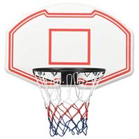 VidaXL Basketbalbord 90x60x2 cm polyetheen wit - thumbnail