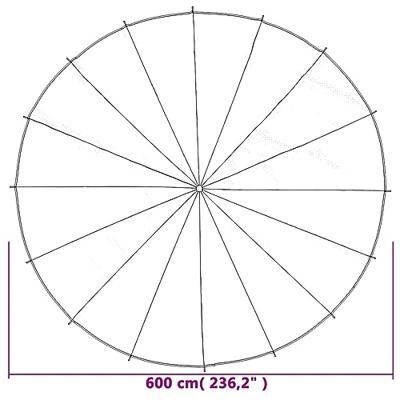VidaXL Speelparachute voor kinderen ø6 m stof VidaXL Speelparachute voor kinderen ø6 m stof