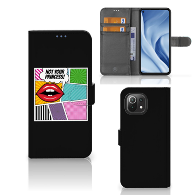 Xiaomi 11 Lite 5G NE | Mi 11 Lite | Wallet Case | met Pasjes | Popart Princess Xiaomi 11 Lite 5G NE | Mi 11 Lite | Wallet Case | met Pasjes | Popart Princess