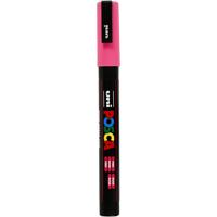 Uni-Posca Posca marker, afm pc-3m, lijndikte 0,9-1,3 mm, fijn, roze, 1 stuk - thumbnail
