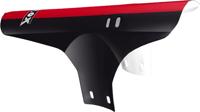 Velox voorspatbord mtb zwart/rood - thumbnail