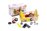 Dorjee Gereedschapskist 33-delig Junior Hout Geel - thumbnail