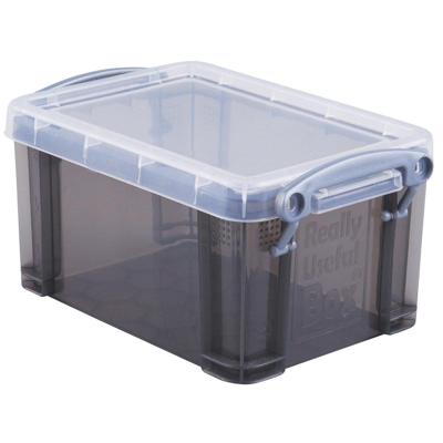 Really Useful Box 0,7 liter, transparant smoke