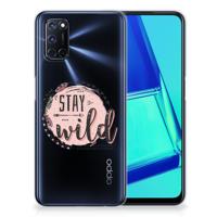 OPPO A52 | A72 Telefoonhoesje met Naam Boho Stay Wild - thumbnail