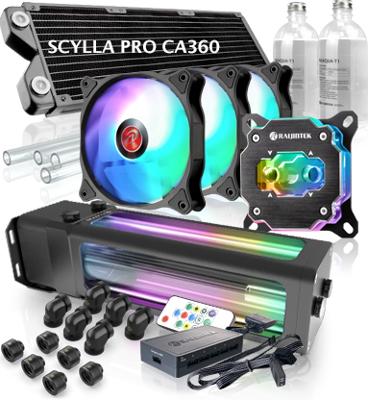 RAIJINTEK SCYLLA PRO CA360 360 mm waterkoeling RAIJINTEK SCYLLA PRO CA360 360 mm waterkoeling