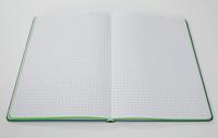 Sigel LS204 Notitieboek Linescape Hardcover DIN A5 Geruit Middelblauw, Neon-groen Aantal paginas: 88 - thumbnail