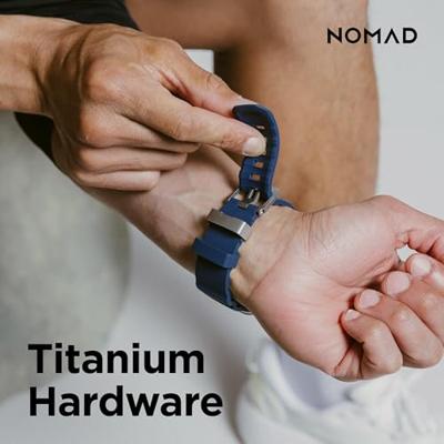 Nomad Rocky Point band / natural hardware (45-49mm) - Atlantic Nomad Rocky Point band / natural hardware (45-49mm) - Atlantic