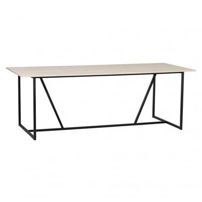 WOOOD Eettafel 'Silas' Essen, 220 x 90cm, kleur Dust