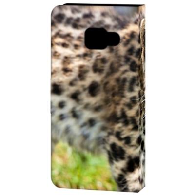 Samsung Galaxy A3 2017 | Telefoonhoesje | Met pasjeshouder | Baby Luipaard
