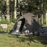 VidaXL Koepeltent 2-persoons waterdicht bruin - thumbnail