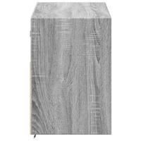 Tv-wandmeubel met LED-verlichting 100x31x45 cm grijs sonoma - thumbnail