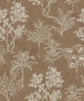 Galerie Zen Behang met getekende bomen motief - DWP0361-02 - thumbnail