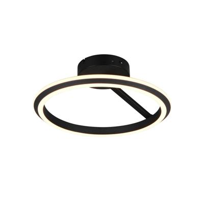 Trio Ronde plafondlampAmador zwart - 635510132