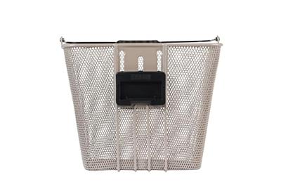 Fietsmand Basil Bilbao KF bevestiging 26 x 22 x 27 cm - nude metallic Fietsmand Basil Bilbao KF bevestiging 26 x 22 x 27 cm - nude metallic
