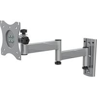 SpeaKa Professional SP-WMM-202 Monitor-wandbeugel 1-voudig 33,0 cm (13) - 76,2 cm (30) Zilver Kantelbaar, Zwenkbaar - thumbnail
