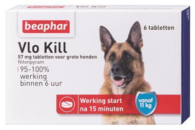 BEAPHAR VLO KILL+ GROTE HOND VANAF 11 KG