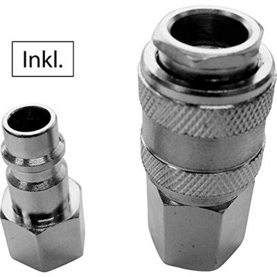 TOOLCRAFT Pneumatische luchthaspel 15 m 10 bar Plafondbevestiging, Muurbevestiging
