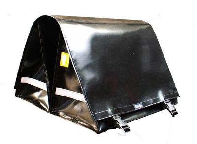 Clarijs tas dubbel posttas xxl zwart