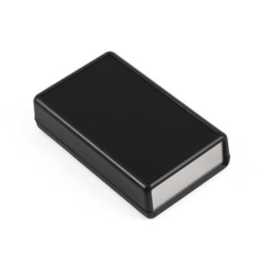 Hammond Electronics 1593QALBK Handbehuizing 112 x 66.5 x 21 ABS kunststof, Aluminium Zwart 1 stuk(s) Hammond Electronics 1593QALBK Handbehuizing 112 x 66.5 x 21 ABS kunststof, Aluminium Zwart 1 stuk(s)