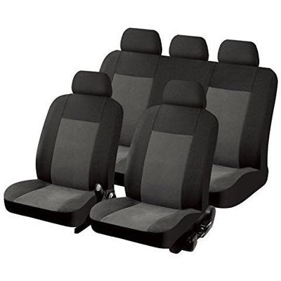 Car Plus stoelhoezenset Texas uni non woven zwart 11 delig Car Plus stoelhoezenset Texas uni non woven zwart 11 delig