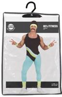 Foute 80's Gymnast Heren Kostuum - thumbnail