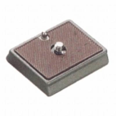 Walimex universele snelwisselplaat FT-001P 1/4 inch aansluiting, compatibel met bijv. Manfrotto MA200 PL-14, 52 x 42 x 10 mm, aluminium met rubberen coating