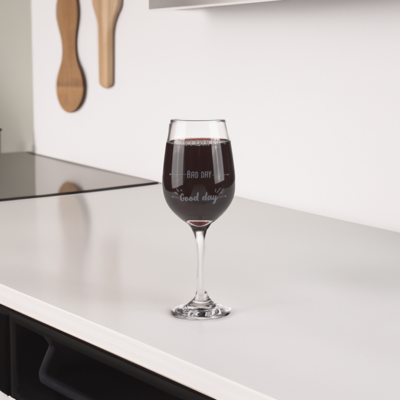 Good Day Bad Day Wijnglas