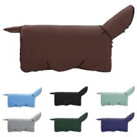 VidaXL Paardendeken volledig donkerbruin polyester - thumbnail
