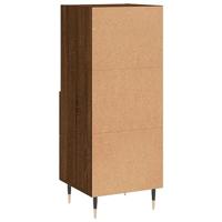 Dressoir 34,5x34x90 cm bewerkt hout bruineikenkleurig - thumbnail