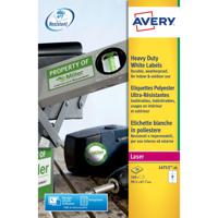 Etiket Avery L4715-20 99.1x67.7mm weerbestendig wit 160 etiketten | 5 stuks - thumbnail