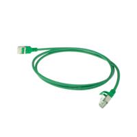 ACT Groene 5 meter LSZH U/FTP CAT6A datacenter slimline patchkabel snagless met RJ45 connectoren - thumbnail