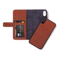 Decoded 2-in-1 Leather Wallet Apple iPhone Xr Book Case Bruin - thumbnail