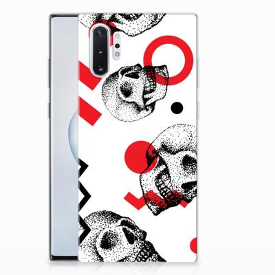 Silicone Back Case Samsung Galaxy Note 10 Plus Skull Red Silicone Back Case Samsung Galaxy Note 10 Plus Skull Red