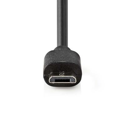 Nedis CCHAM240ABK Auto-oplader 2,4 A Vaste Kabel Micro-usb Zwart Nedis CCHAM240ABK Auto-oplader 2,4 A Vaste Kabel Micro-usb Zwart