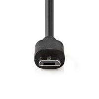 Nedis CCHAM240ABK Auto-oplader 2,4 A Vaste Kabel Micro-usb Zwart - thumbnail