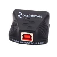 Brainbox US-720 Kabel Geslacht Wisselaar, USB C, RS422/485, Zwart - thumbnail