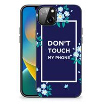 iPhone 14 Plus | Telefoon Hoesje | Flowers Blue DTMP - thumbnail