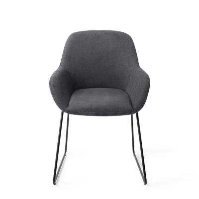 Jesper Home Kushi eetkamerstoel Black-Out slide black