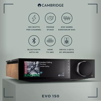 Cambridge Audio: EVO 150 Versterker - Zwart