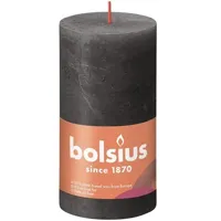 Bolsius shine rustiekkaars 130/68 stormy grey - thumbnail
