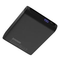 Rolling Square Powerbank 20000 mAh zwart - thumbnail