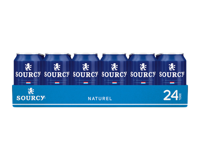 Sourcy blauw mineraalwater naturel blik (24x33cl) - thumbnail