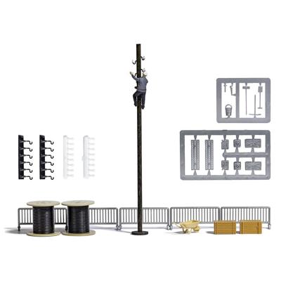 Busch 7966 H0 Mastklimmer (tijdperk III - IV) figuren Kant-en-klaar model Busch 7966 H0 Mastklimmer (tijdperk III - IV) figuren Kant-en-klaar model