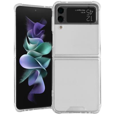 Accezz Clear Backcover Samsung Galaxy Z Flip 4 Telefoonhoesje Transparant Accezz Clear Backcover Samsung Galaxy Z Flip 4 Telefoonhoesje Transparant