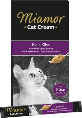 MIAMOR Cat Cream Malt & Cheese - Kattensnoepje - 6x15g