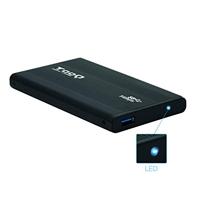 Externe Doos TooQ TQE-2524B 2.5" HD SATA III USB 3.0 Zwart 2,5" - thumbnail